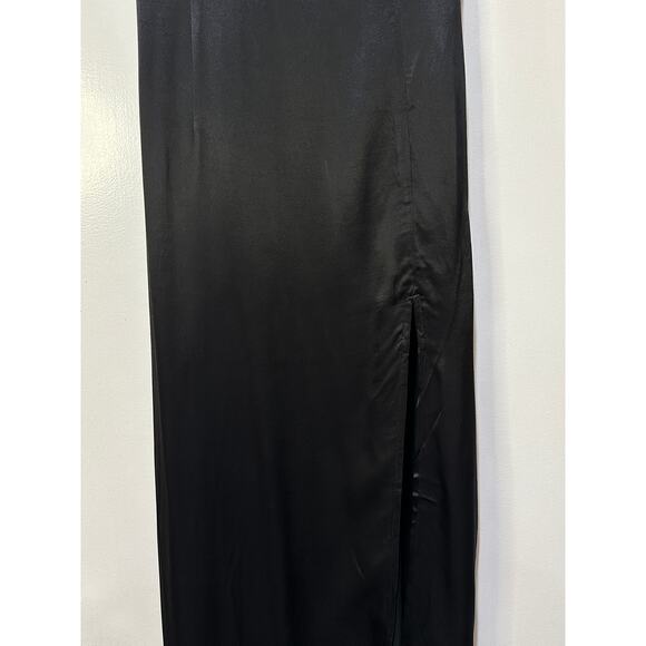 For Love & Lemons Rita Black & White Midi Dress Size Medium NWT - Picture 7 of 16